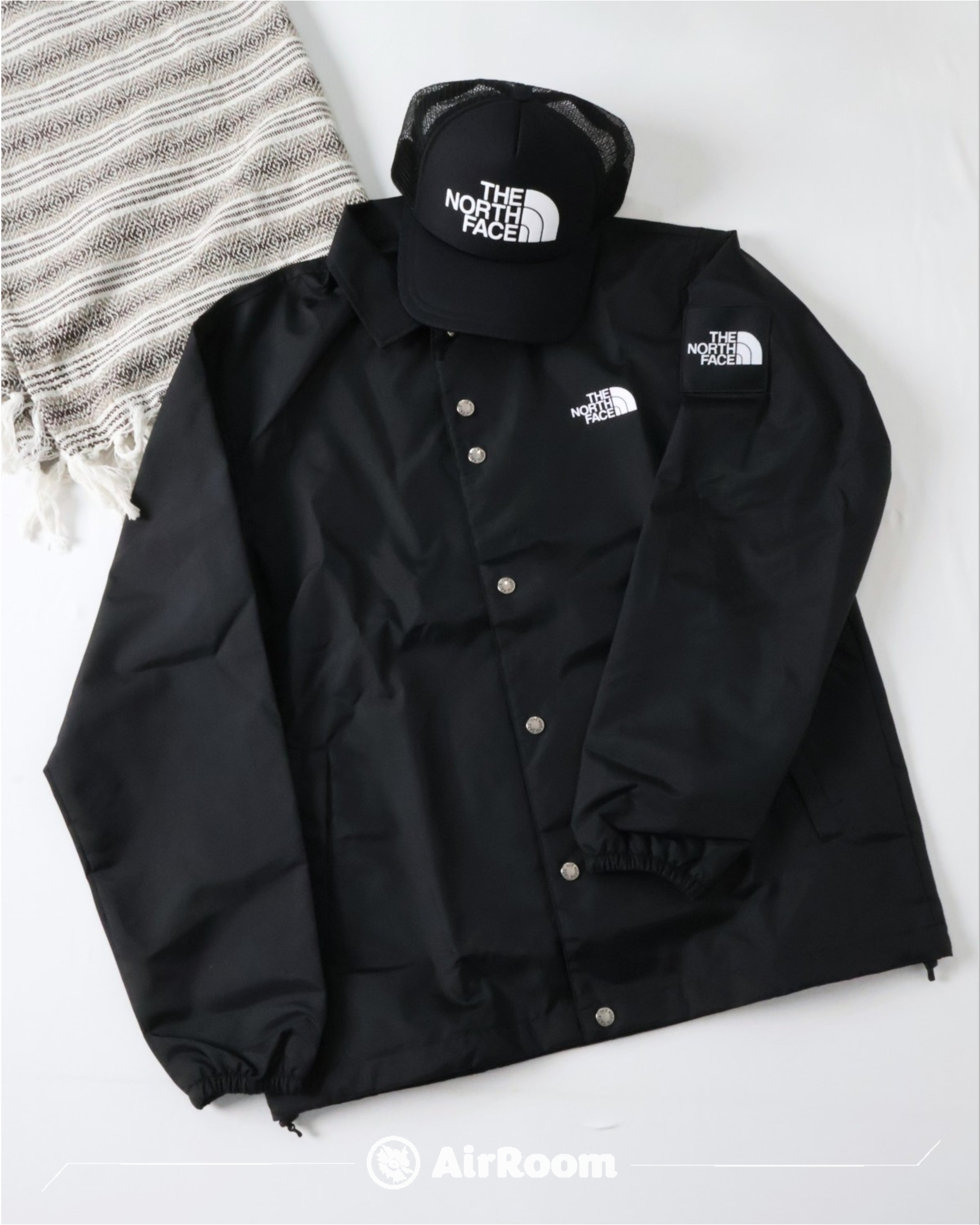 2026SS 日版THE NORTH FACE COACH JACKET 尼龍防潑水防風教練外套現