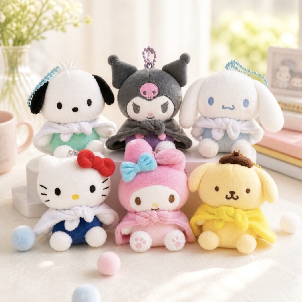 韓國 Sanrio 披肩公仔匙扣