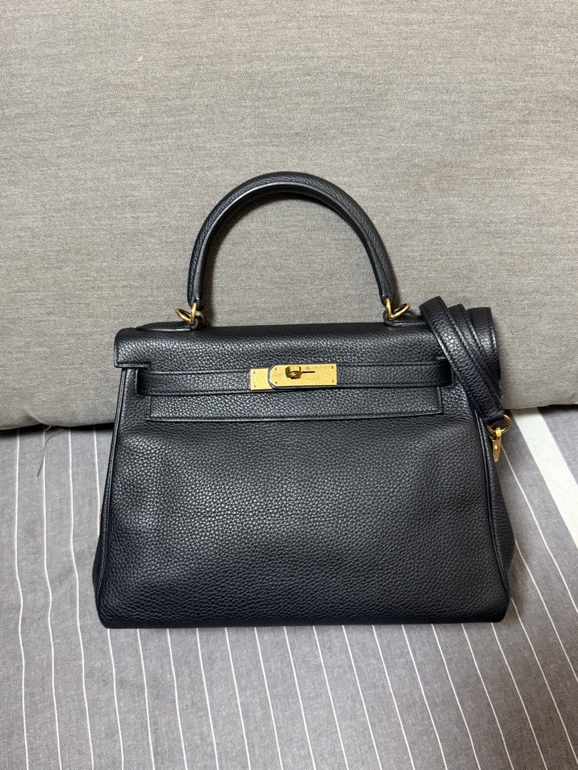 90%New Used Hermes Kelly 28 noir ghw togo #愛馬仕凱莉包