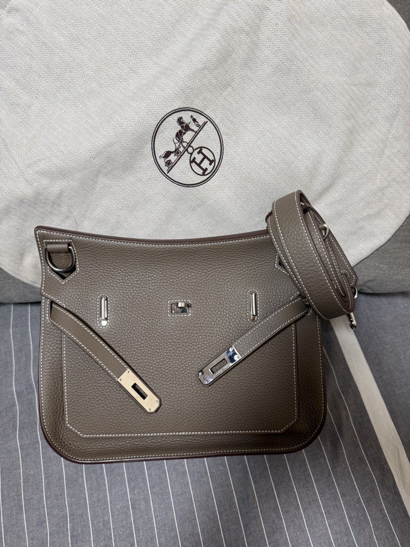 95%New Used Hermes Jypsiere 28 etoupe Tc phw 大象灰銀扣 #愛馬仕吉普賽包