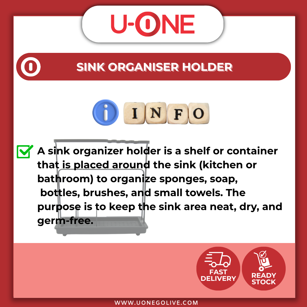U-ONE | Korea | Sink Organiser Holder | Kitchenware