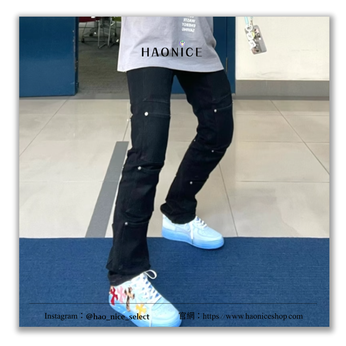 【HAO NICE】客製🎨Nike Air Force 1 x Chrome Hearts 克羅心 冰封之神 十字架 白藍 板鞋 休閒鞋 假一賠十 配合legit 驗貨