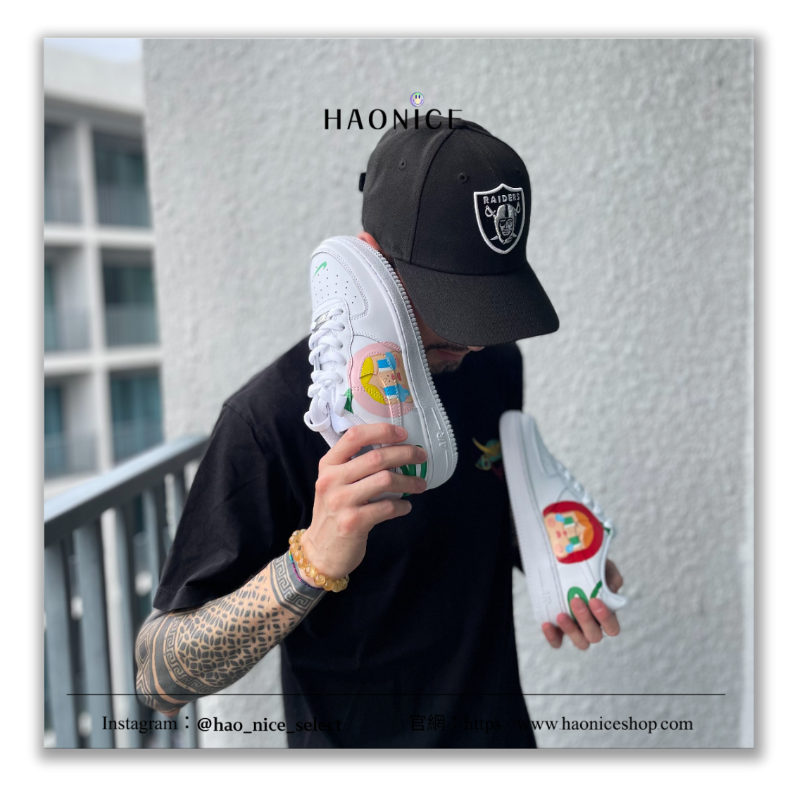 【HAO NICE】客製🎨Nike Air Force 1 x Crybaby 有苦就說出 可愛人物塗鴉 板鞋 休閒鞋 假一賠十 配合legit 驗貨