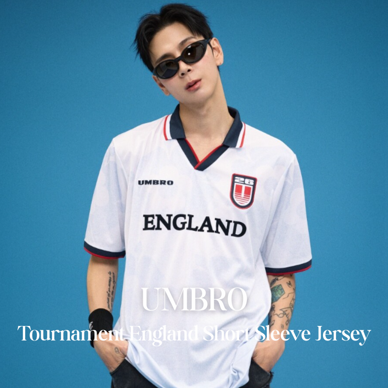 【代購】UMBRO X NCT WISH Tournament 英格蘭短袖球衣 韓系足球風 Jersey 短T