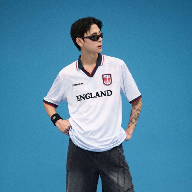 【代購】UMBRO X NCT WISH Tournament 英格蘭短袖球衣 韓系足球風 Jersey 短T