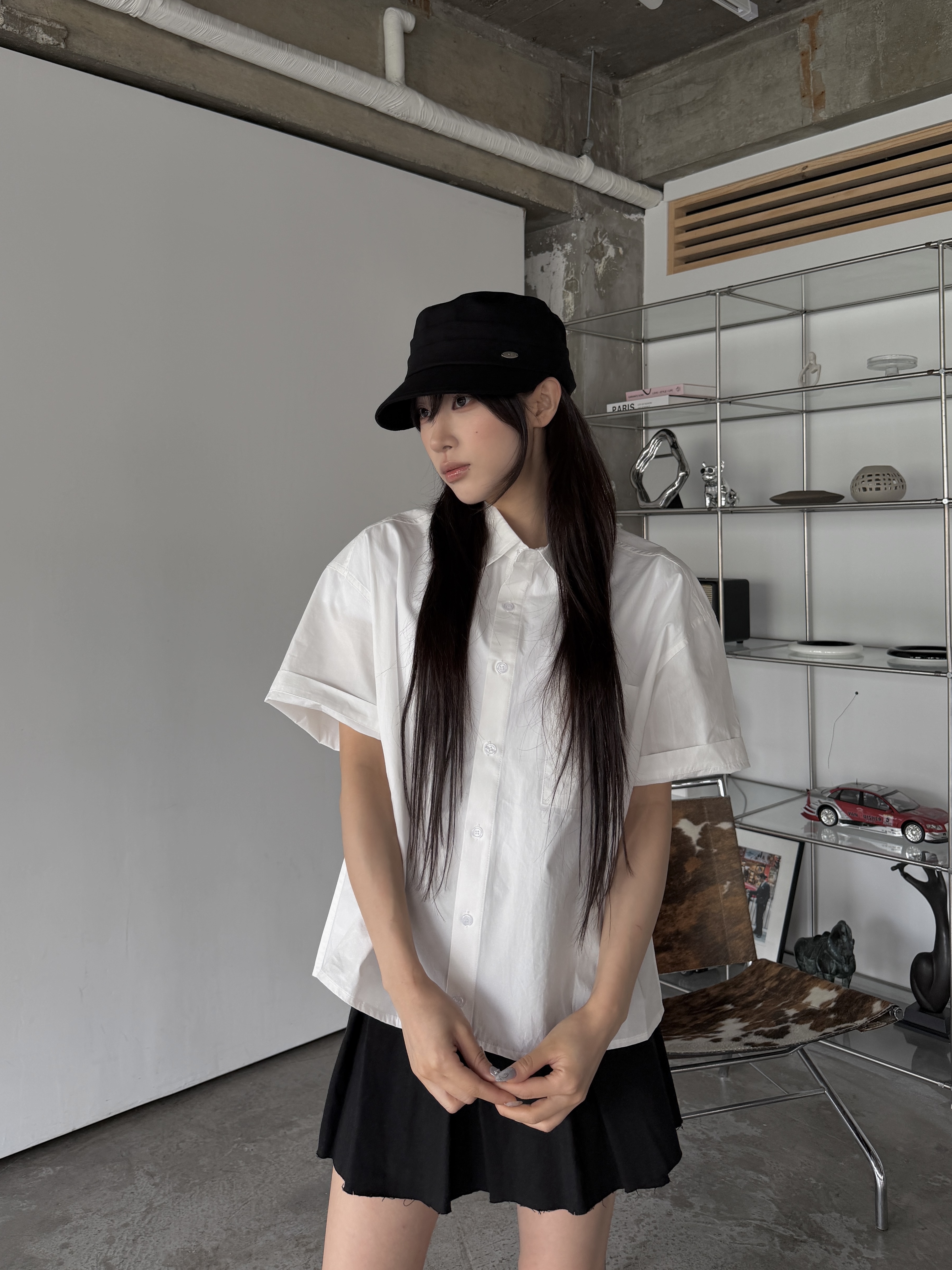 復古層次水手帽