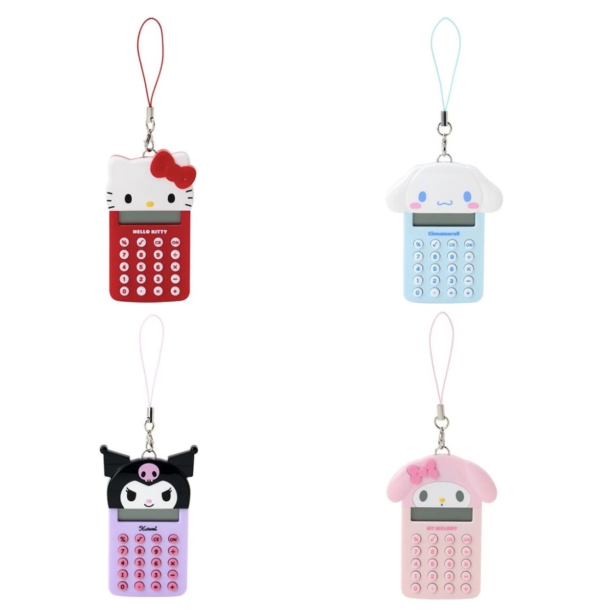 【最新發售】JP Sanrio 迷你計數機吊飾 4550 TK260527