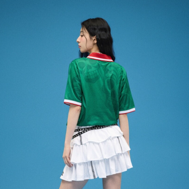 【代購】UMBRO X NCT WISH Tournament 墨西哥短袖球衣 綠色足球風 Jersey