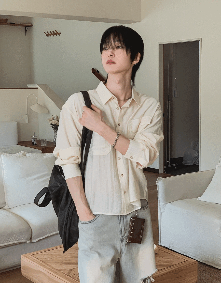 Hayden 口袋短款襯衫