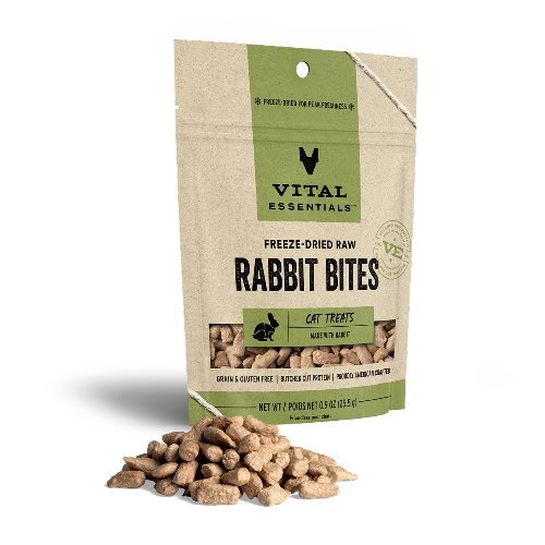 Vital Essential 凍乾貓小食 | 兔肉粒 0.9oz