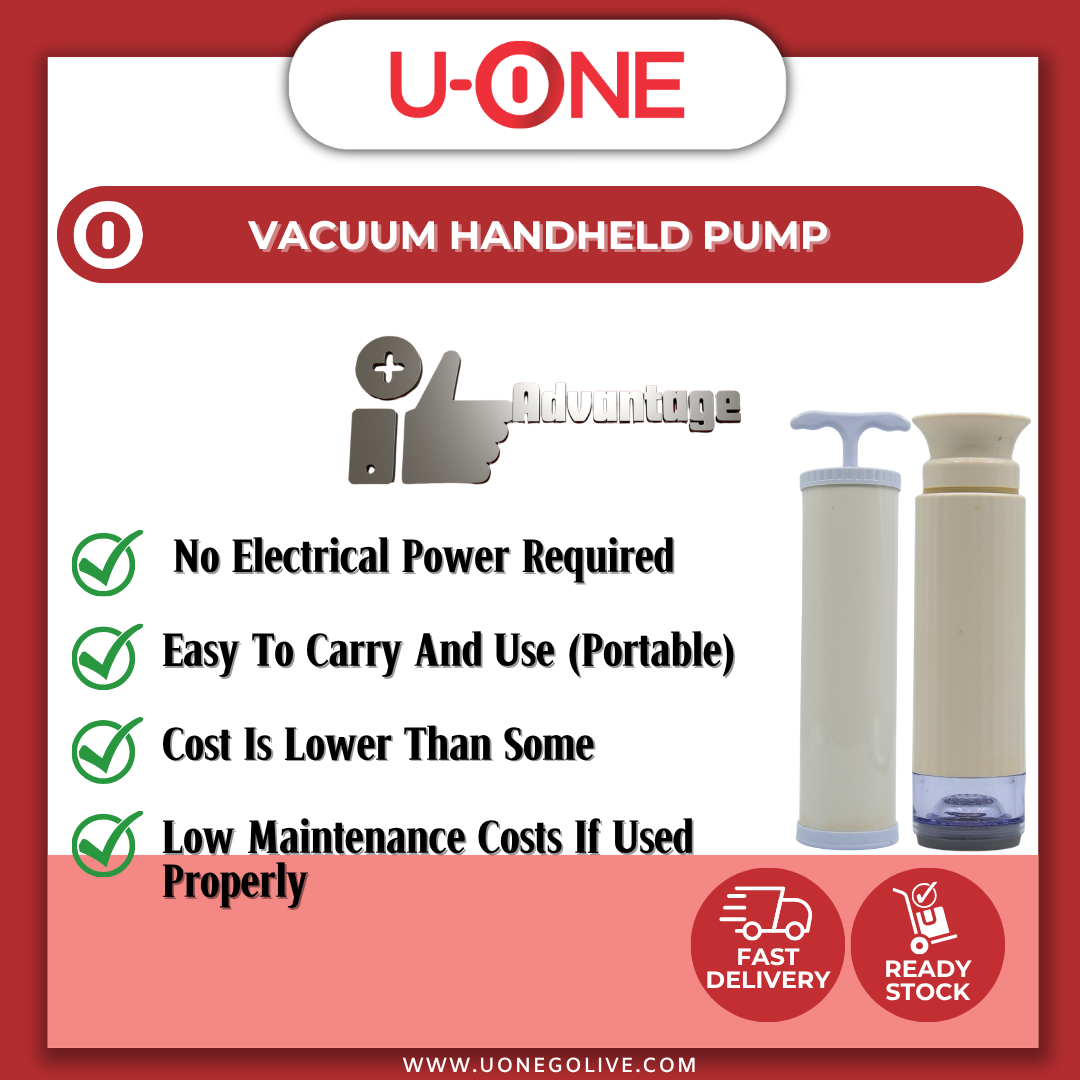 U-ONE | Korea | Vacuum Handheld Pump | Accessories