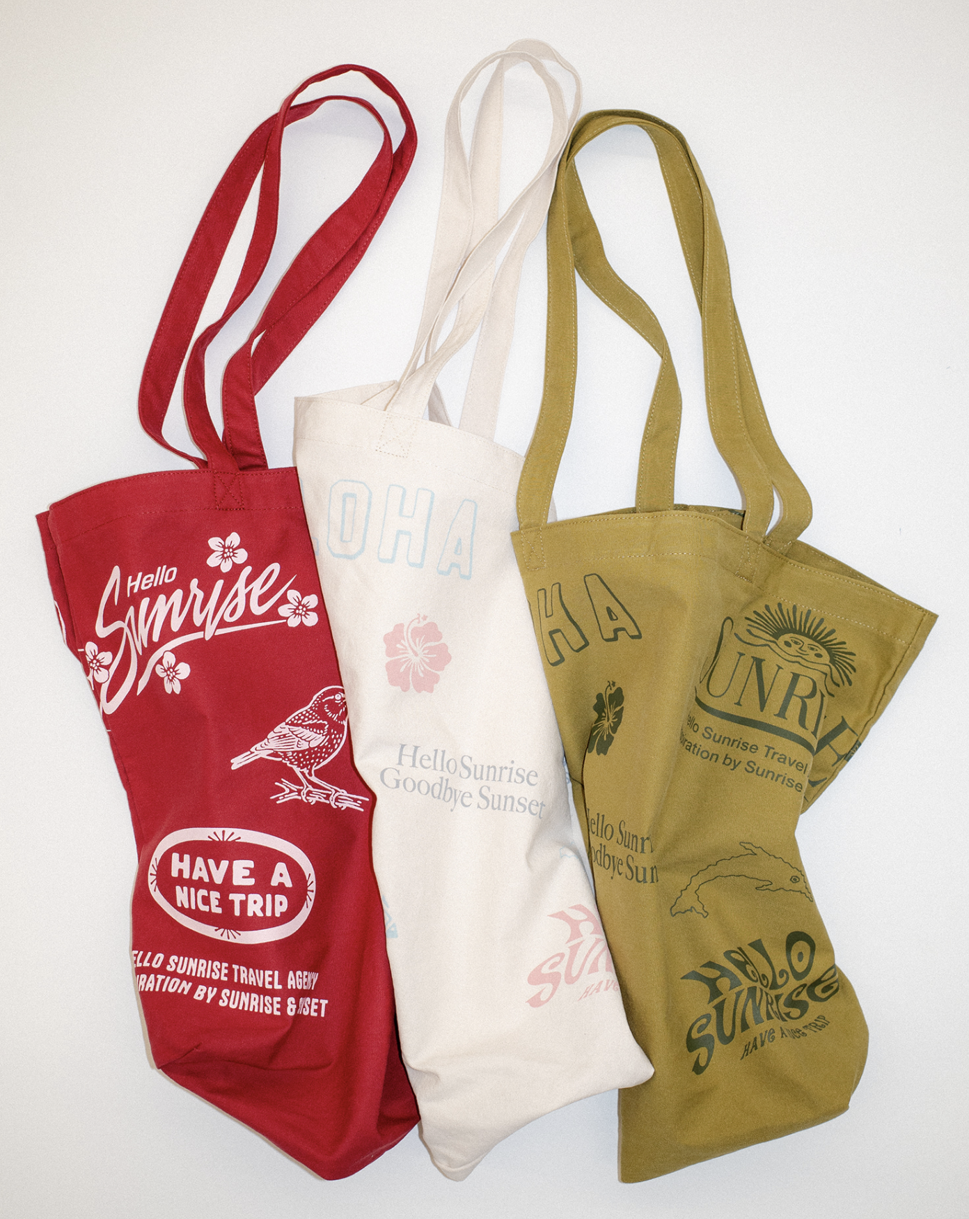 <韓國代購> HELLO SUNRISE HS GRAPHIC TOTE BAG
