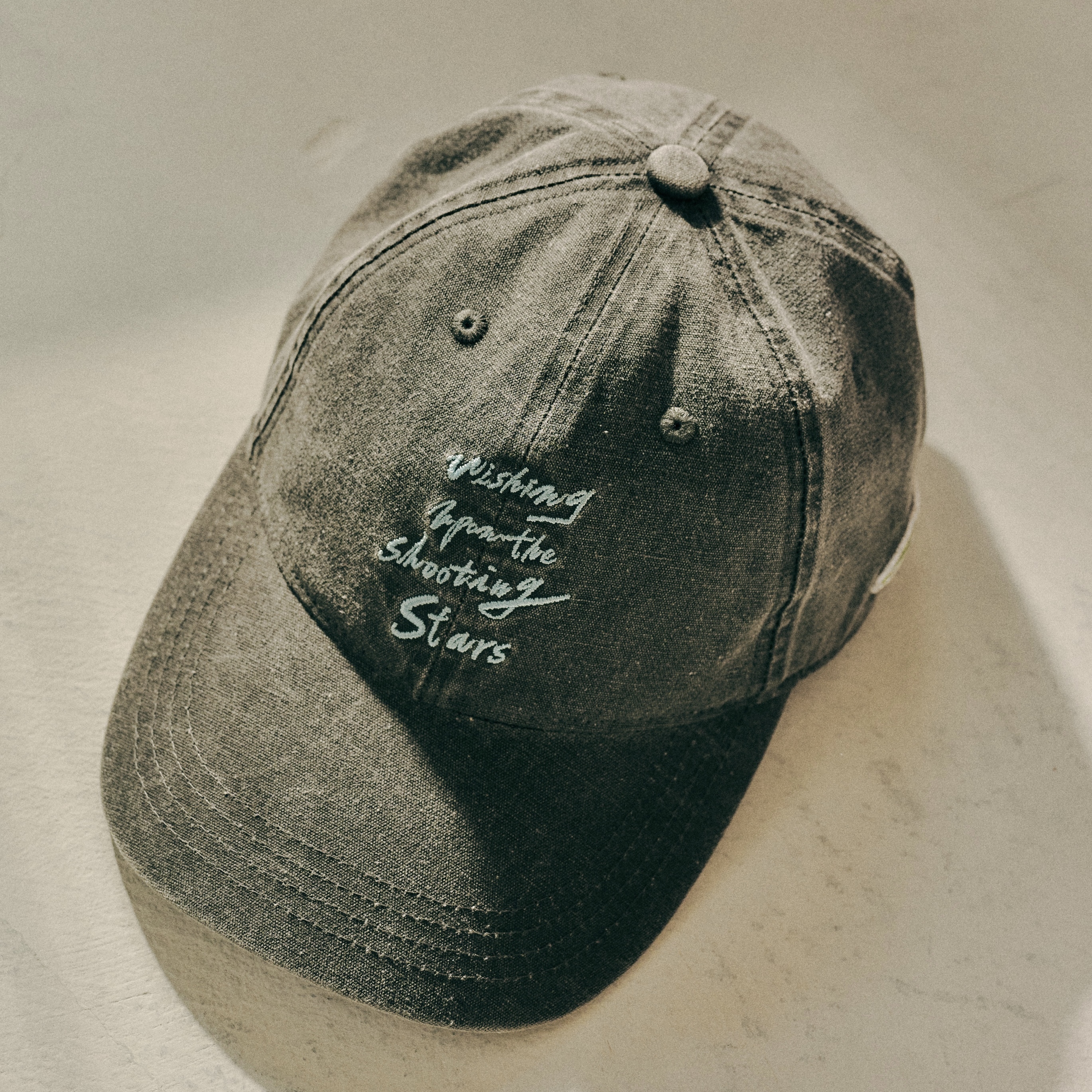 ANDYU x Shooting star collab Washed black cap