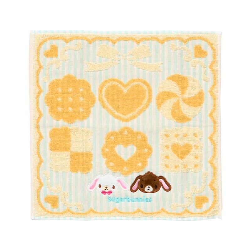 日本 Sanrio  Sugar Bunnies 蜜糖邦尼 餅乾設計生日系列 方巾