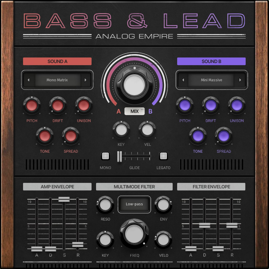 Melda Analog Empire: Bass & Lead｜軟體合成器