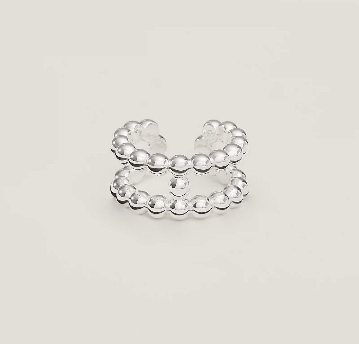 Chaine d'ancre Alea II beaded ring