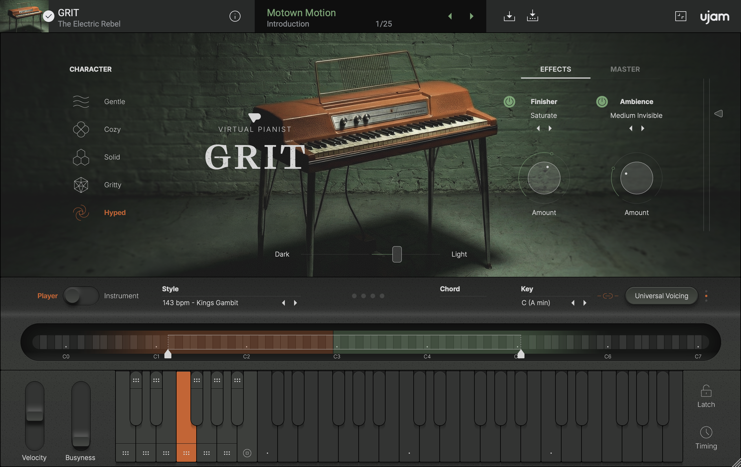UJAM GRIT｜虛擬電鋼琴音源