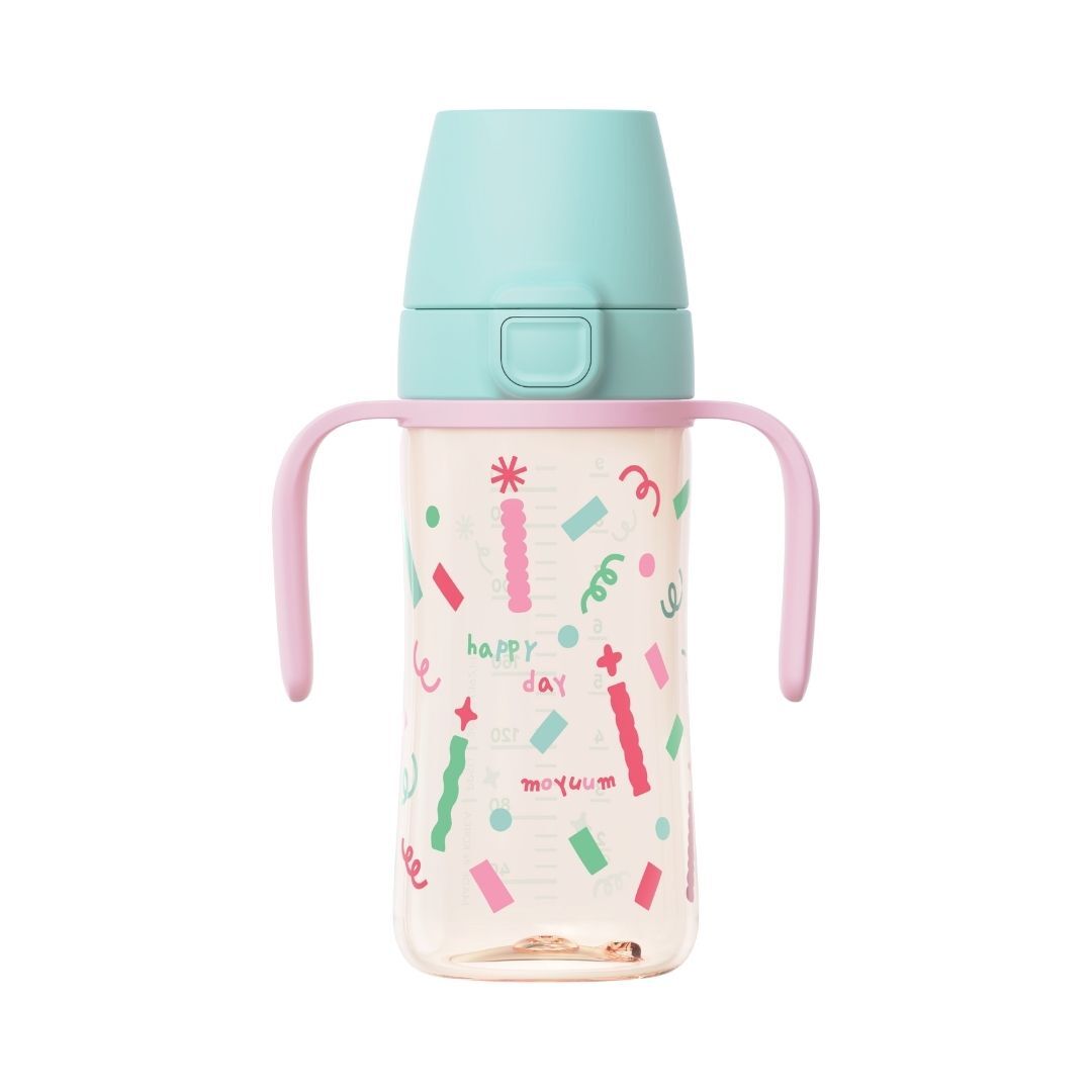 【MOYUUM】PPSU All-in-One One Touch Straw Cup 270ml (Mint Pop Blue)
