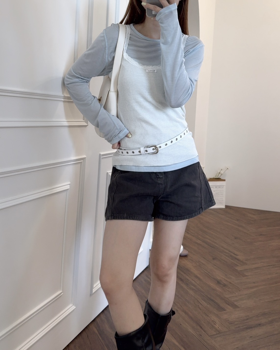 法朵Fado shop｜羅紋小標籤蕾絲背心 1105005 五色
