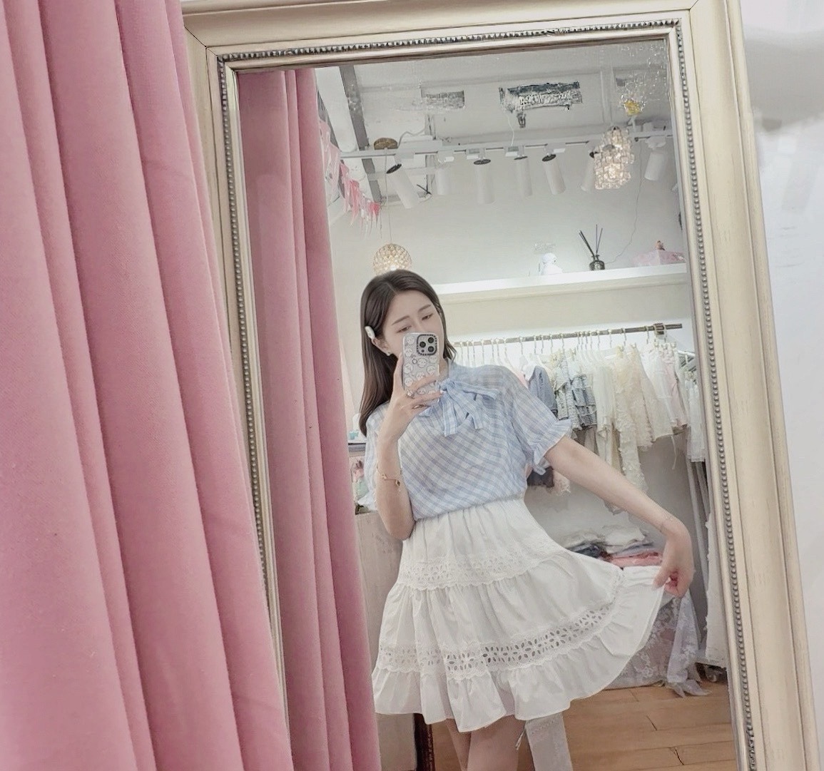 Daisy ruffle Blouse Top ₊·.°.⋆✮⋆.°.‧₊౨ৎ