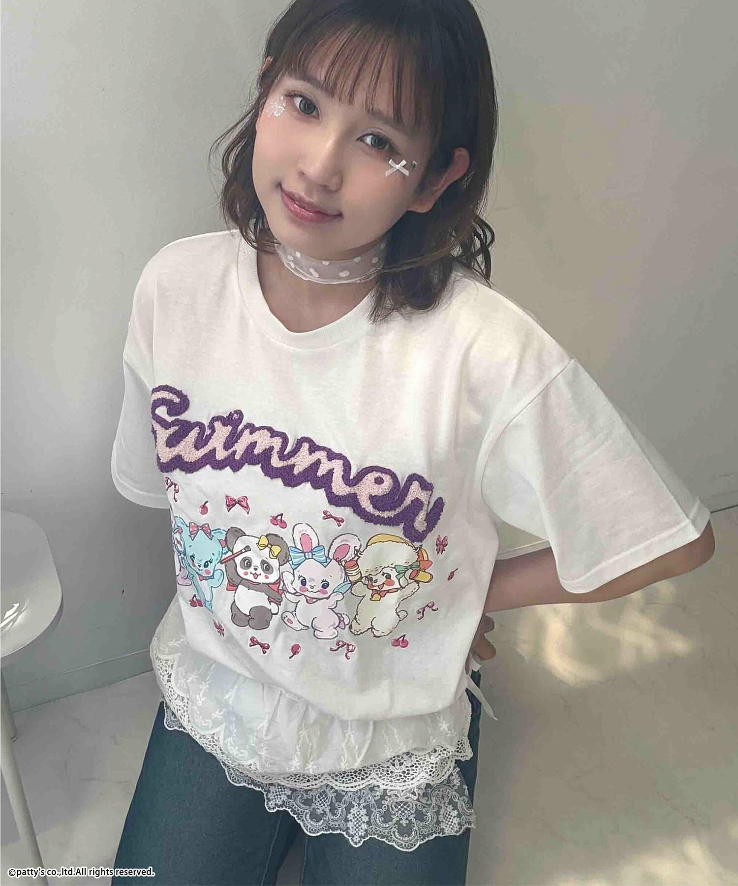 JP SWIMMER 刺繡LOGO T-SHIRT