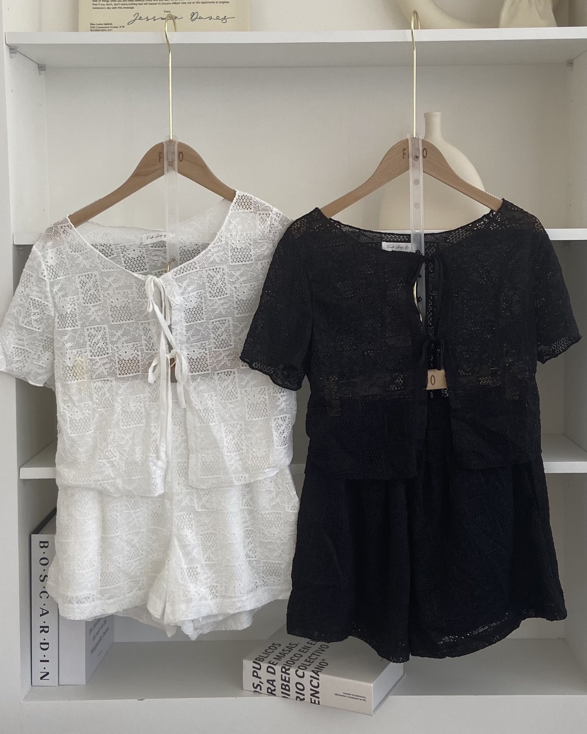 法朵Fado shop｜自帶放假感鏤空套裝 9755003 兩色