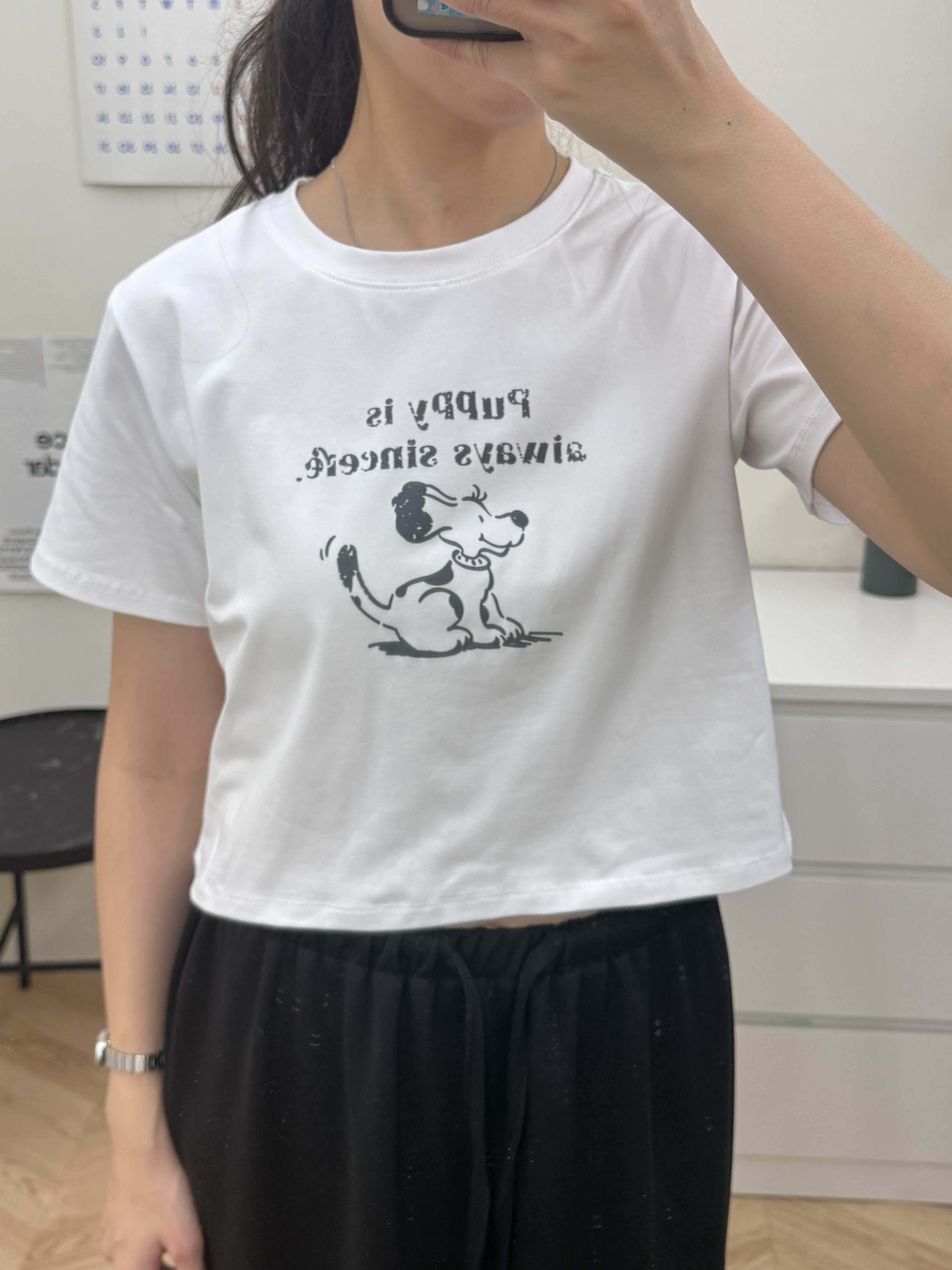 小狗短版T*2色
