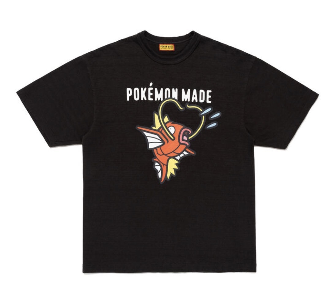 Human made X Pokemon Magikarp 鯉魚王 黑 Black