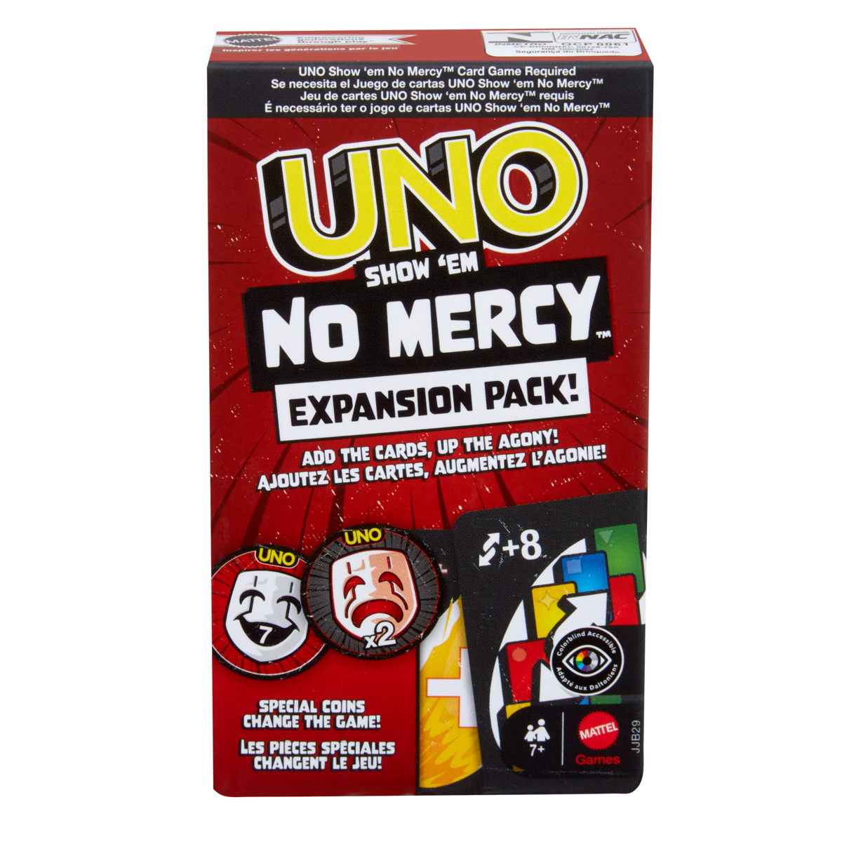UNO卡牌遊戲 : 毫不留情擴充