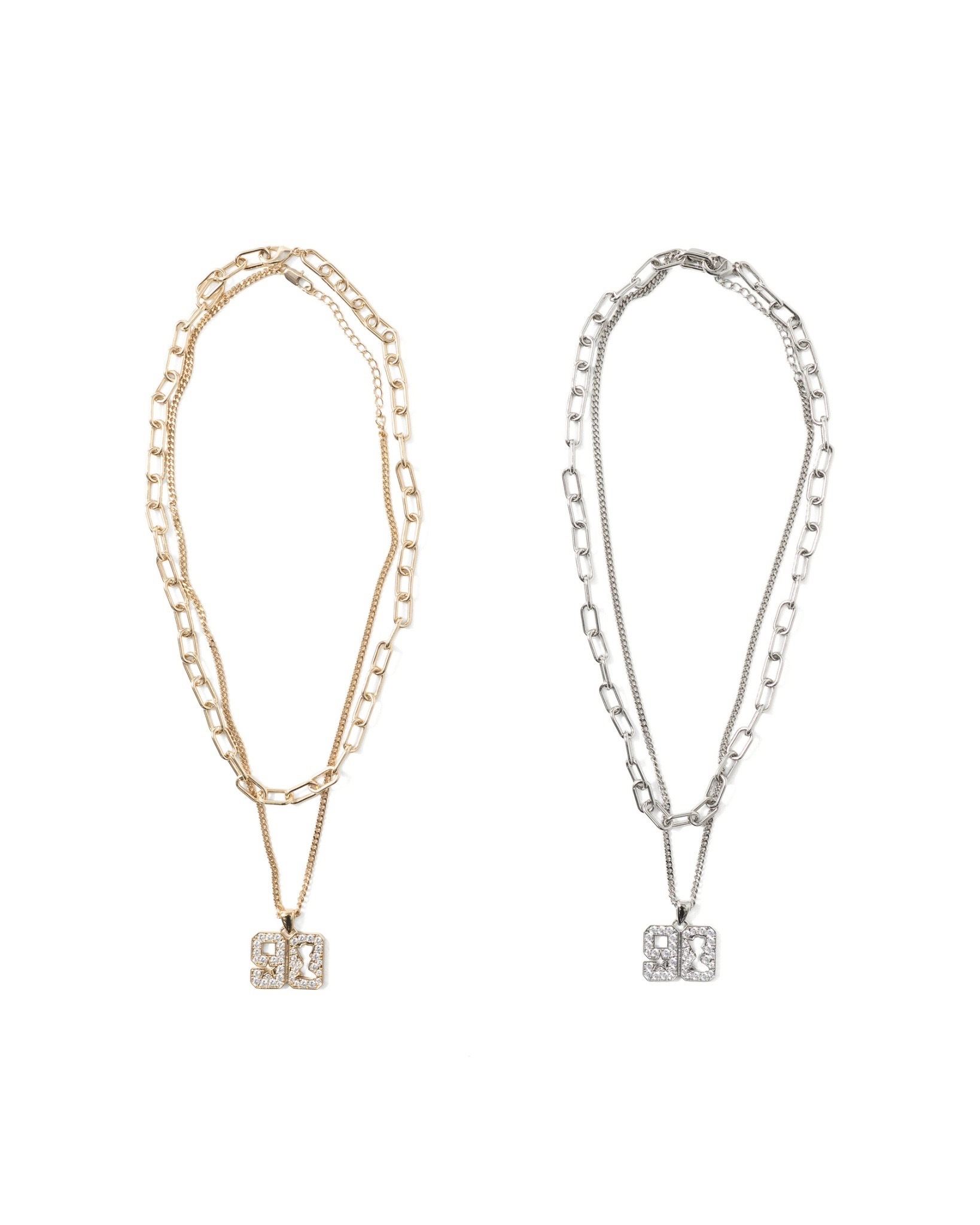 90 Sexy Logo Layered Necklace
