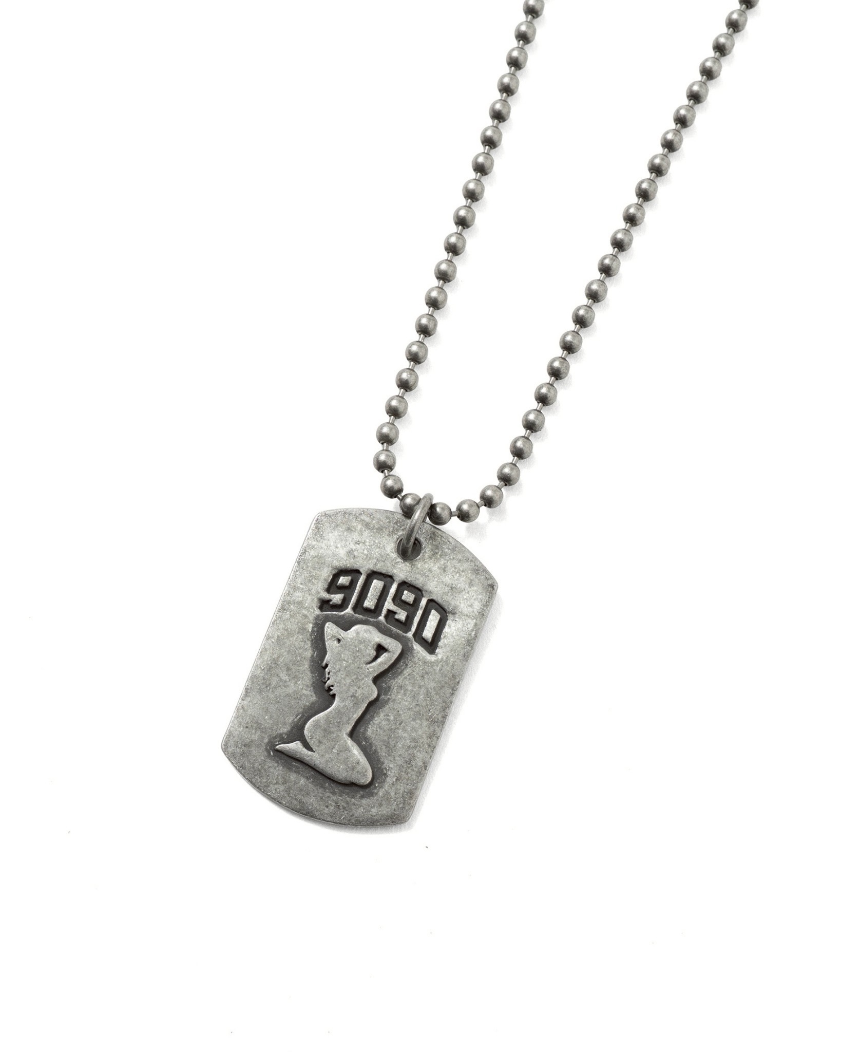 90 Sexy Logo Dog Tag Necklace