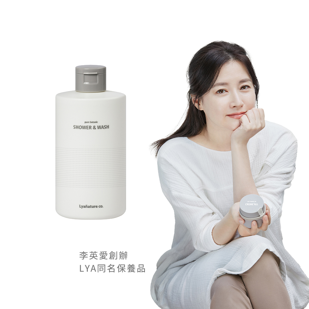 李英愛LYA｜全植物輕爽保濕沐浴露 340g