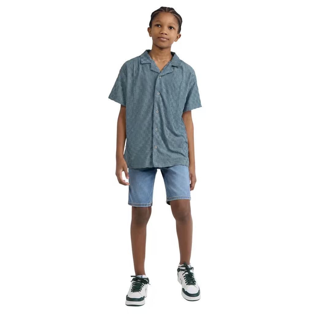 【預購】Levi's H052801 童裝短袖短褲兩件套