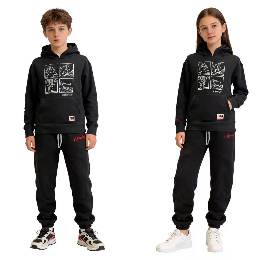 【預購】Keith Haring H052802 童裝衛衣連褲套裝 (2件裝)