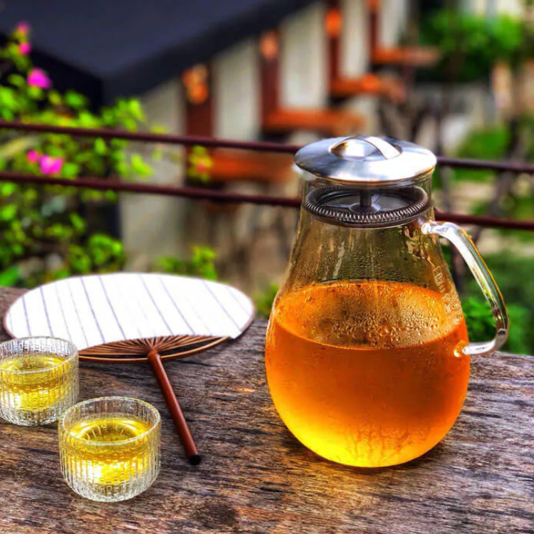 茶大師 耐熱玻璃寶瓶款｜2000ml