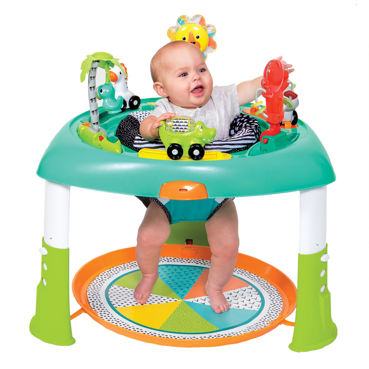 Infantino 2-in-1 Sit, Spin & Stand Entertainer & Activity Table