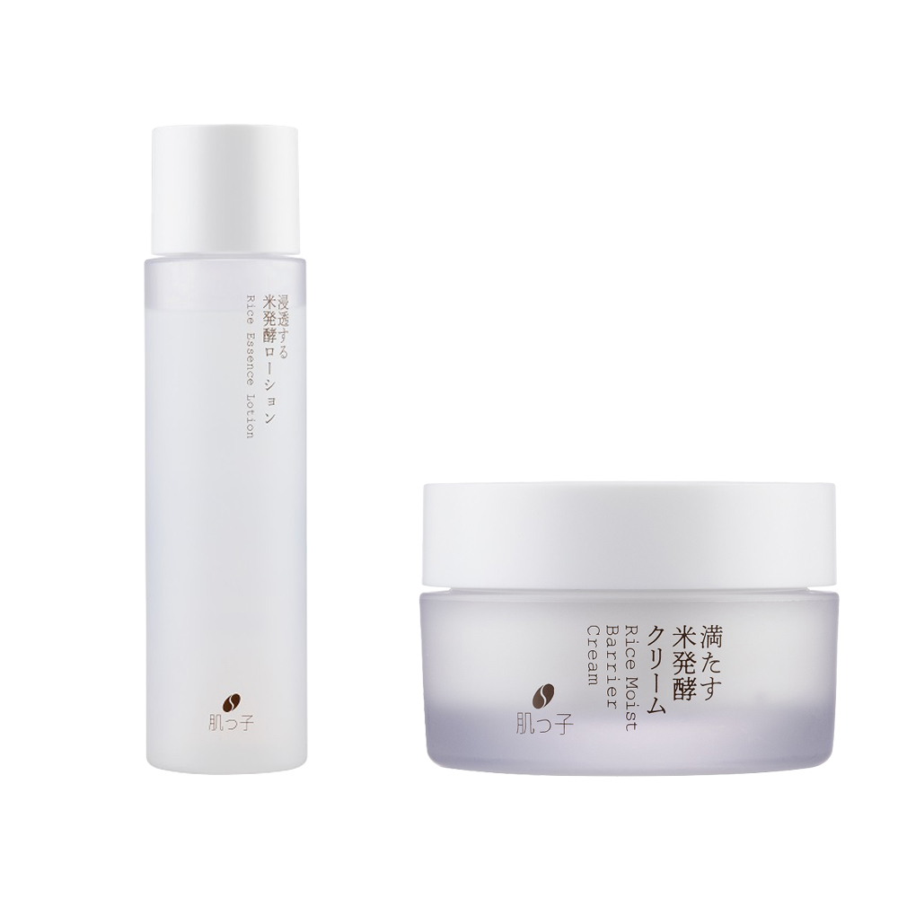C2 Hadatuko 米美肌米酵孖寶【柔膚米酵水150ml + 潤緻防護霜46g】