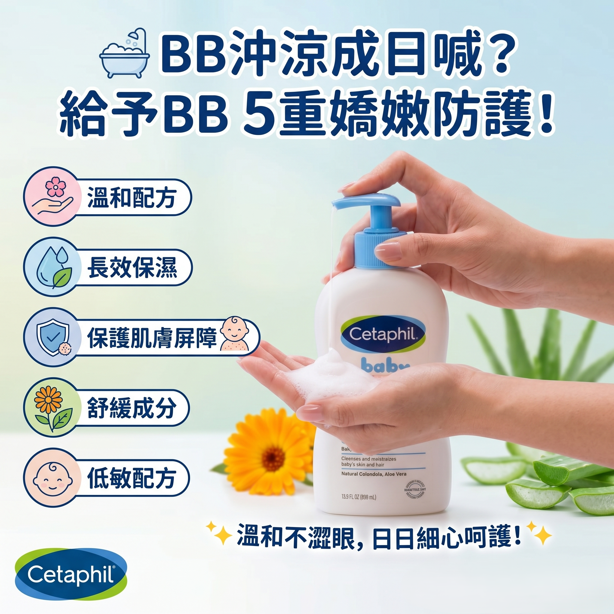 【預購】 Cetaphil H051920 Baby洗髮沐浴露