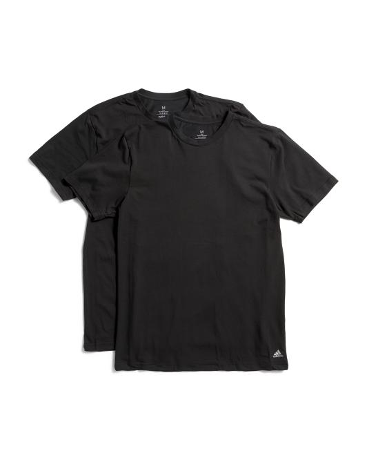【預購】ADIDAS H052817 男裝圓領短袖上衣 (黑色-2件裝)