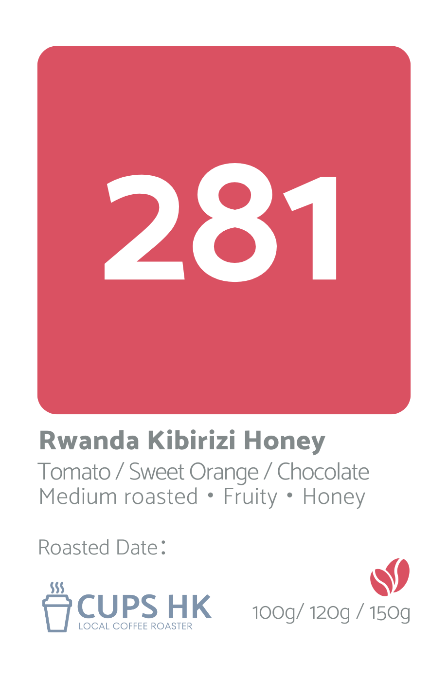 281 : Rwanda Kibirizi Honey Process