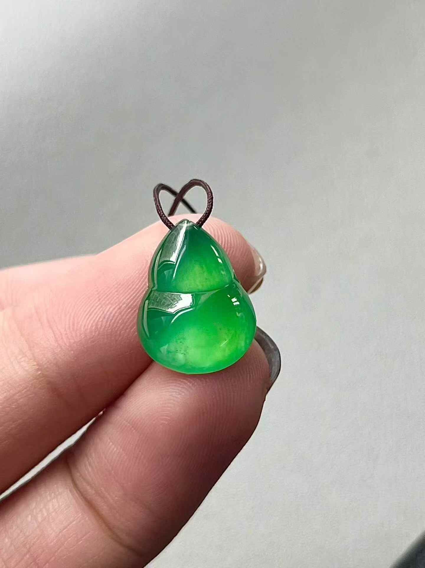 翡翠葫蘆,天然翡翠A玉, 緬甸玉, Jade, Jadeite