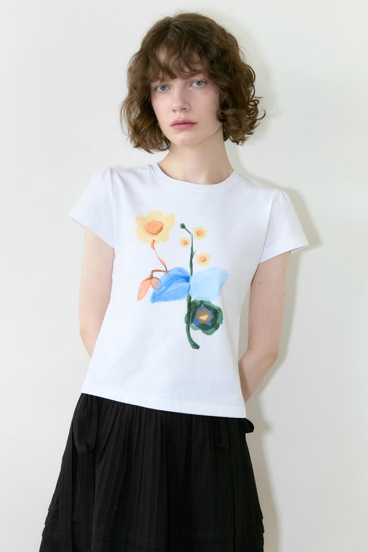 Sinoon Flower Puff T-Shirt
