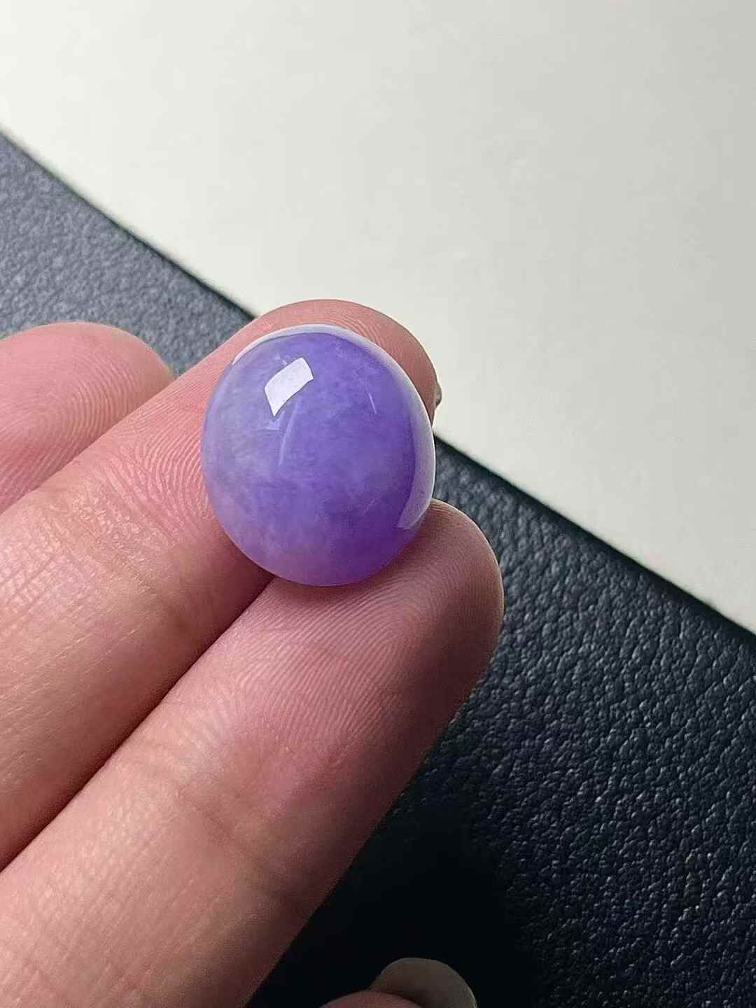 翡翠紫羅蘭蛋面,天然翡翠A玉, 緬甸玉, Jade, Jadeite