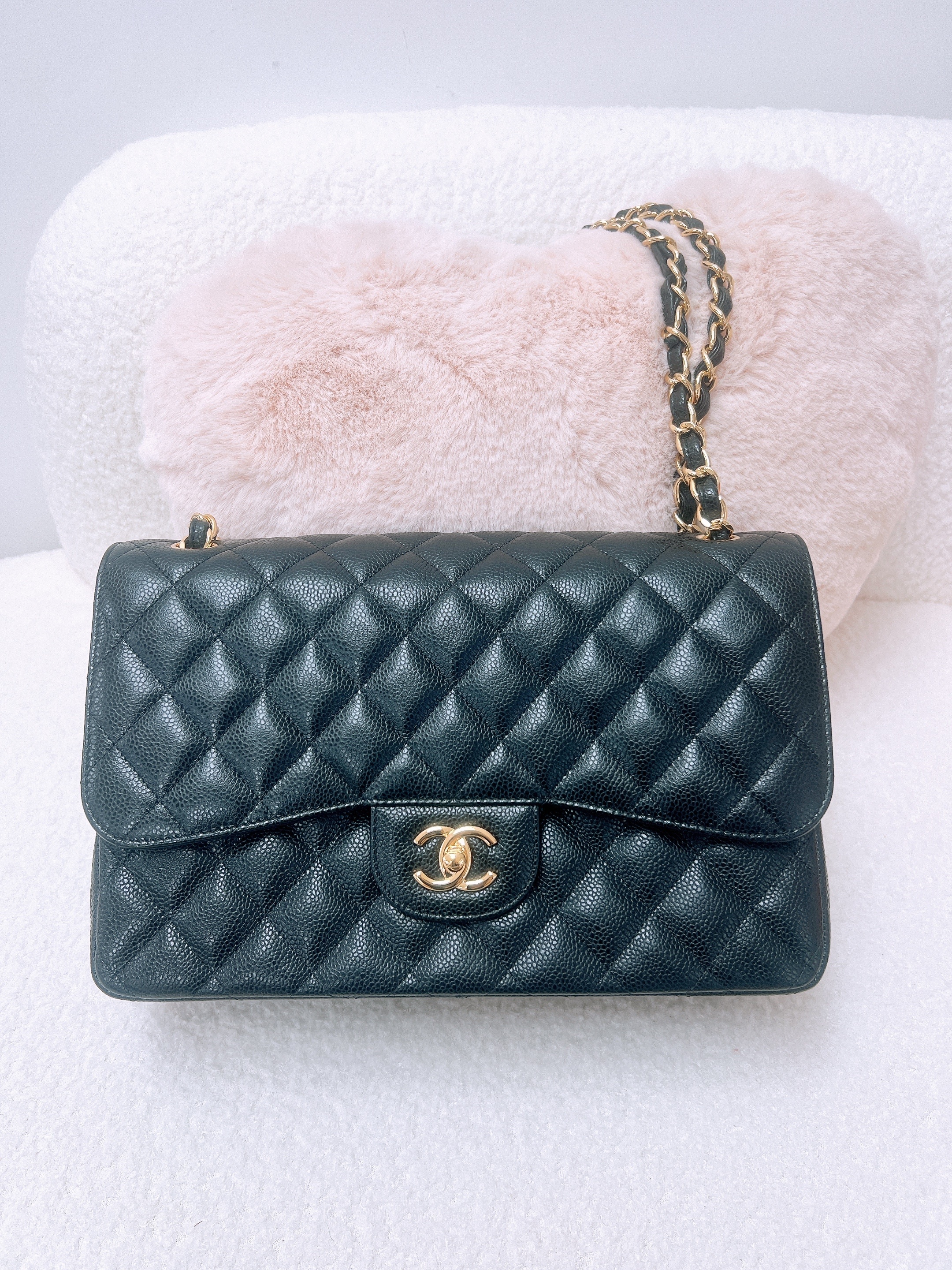 Chanel cf classic flap jumbo (black caviar/GHW)