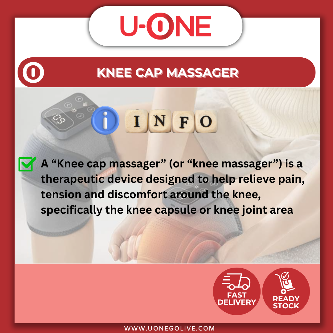 U-ONE | Taiwan | 3ZeBra| Knee Cap Massager