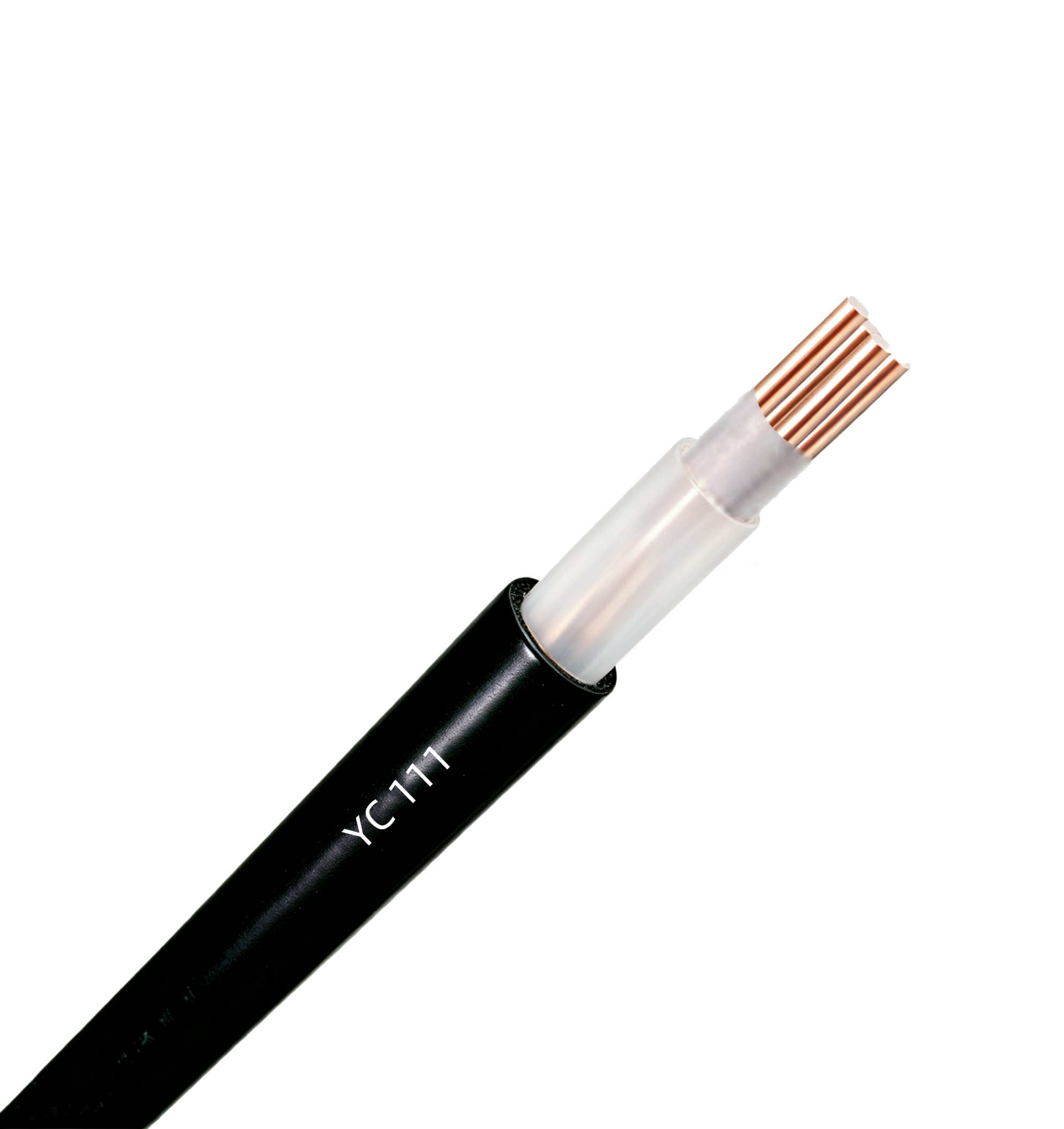 YC111 "YC"  單支孖膠線 - 防火