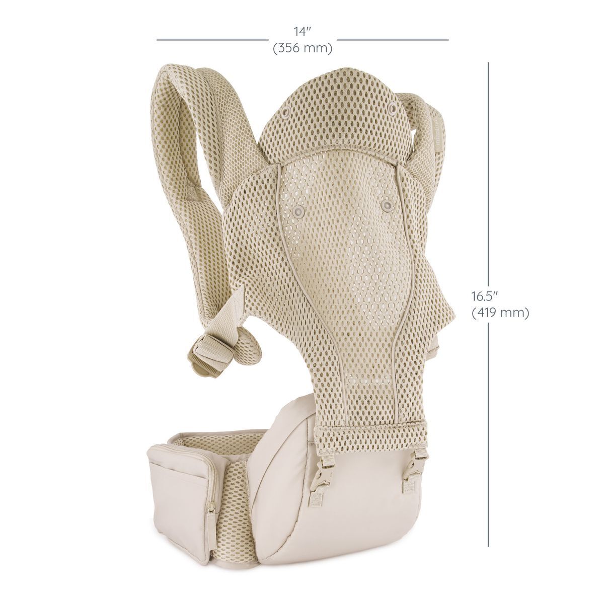 Infantino Hip Rider Airy 5-in-1 Hip Seat Carrier