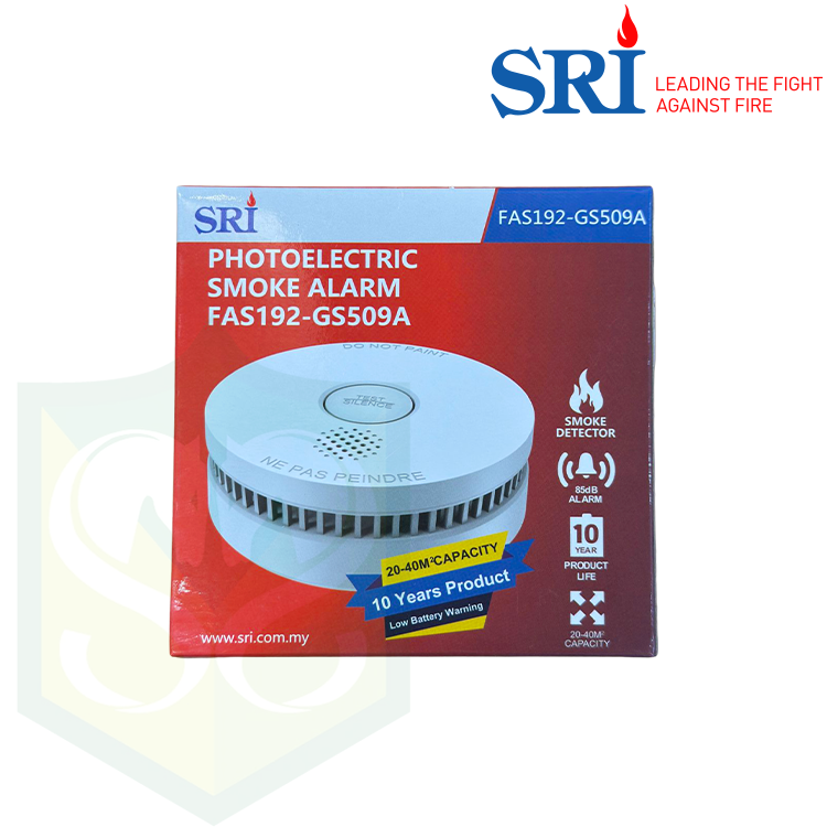 SRI 電池供電式煙霧警報器