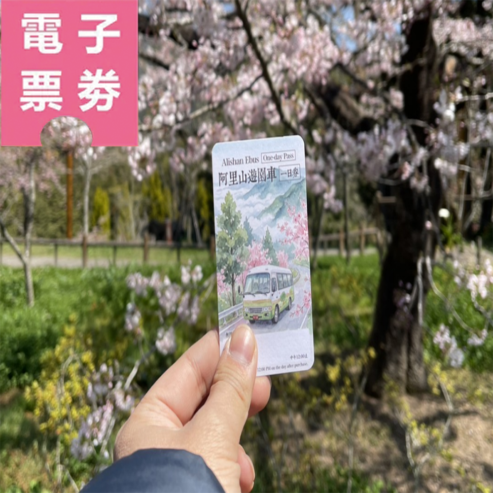 【電子票券】阿里山電動遊園車-暢遊一日票 Ⓕ