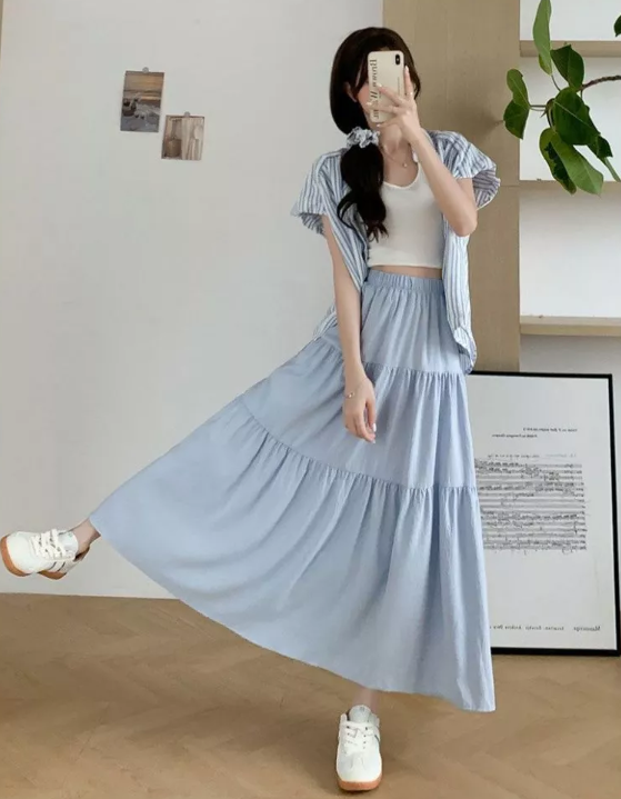 【直播】BUY LOVE BL0528888 女裝日系甜美飄逸長裙
